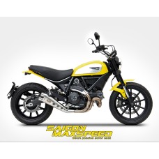 Pô ZARD Slip-on Ducati Scrambler 800 (chính hãng)
